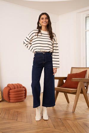 Navy Sailor Jeans