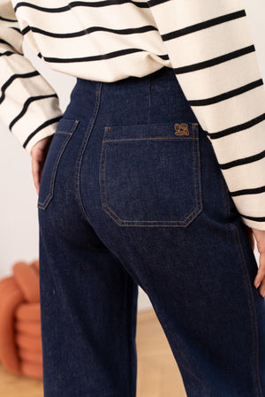 Navy Sailor Jeans