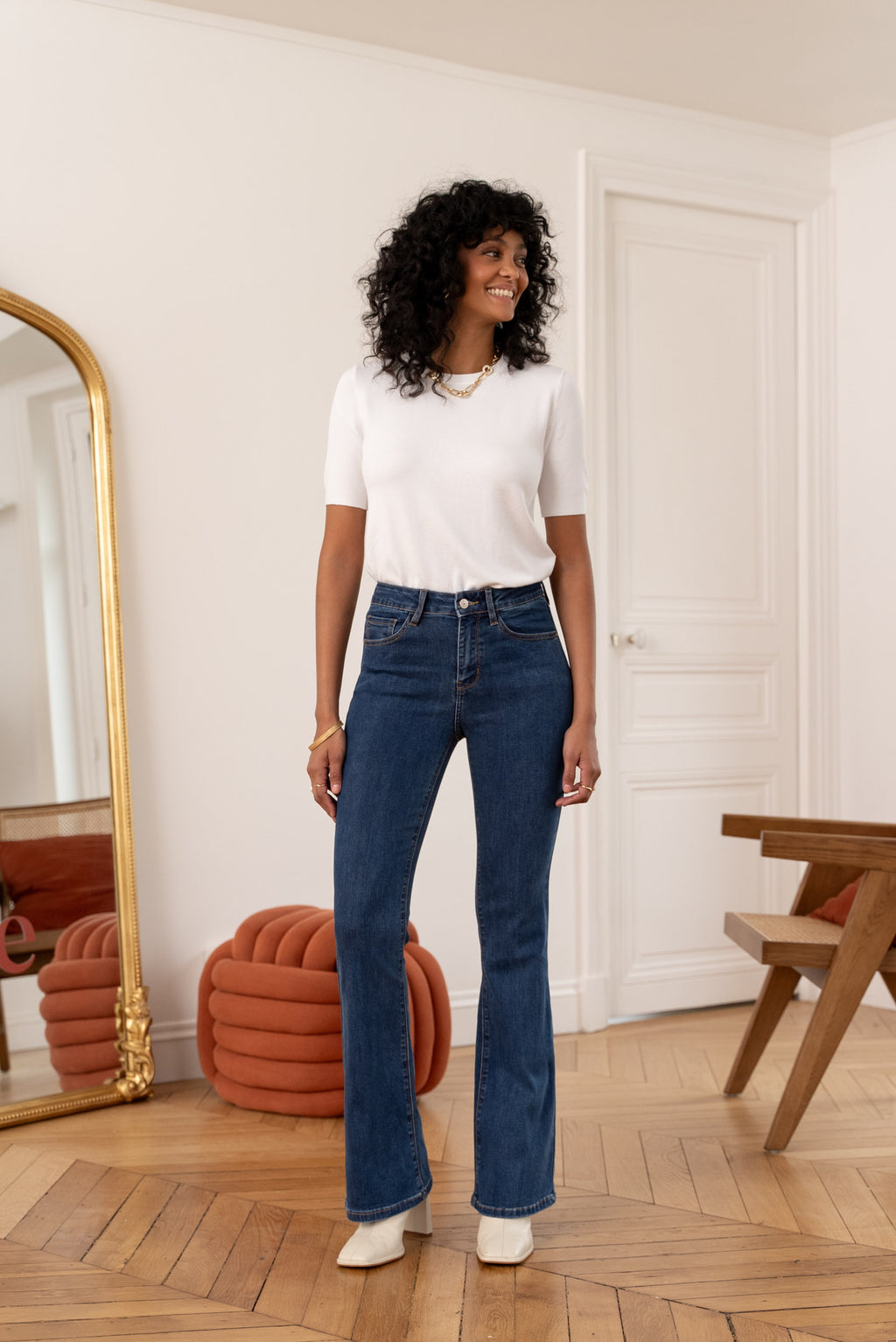 Bootcut flare classic blue jeans