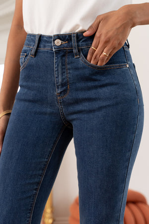 Bootcut flare classic blue jeans