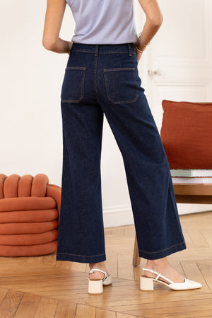 Elodie Flare Jeans- Navy