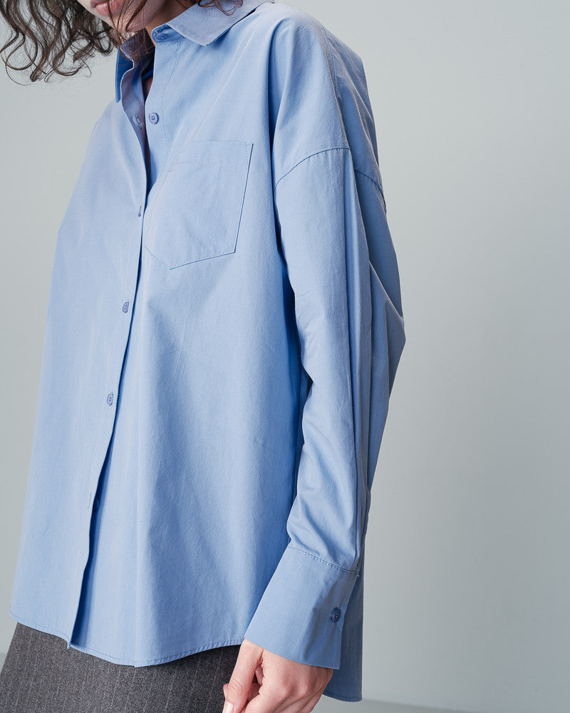 Blue lavender Oversized Shirt