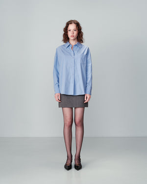 Blue lavender Oversized Shirt