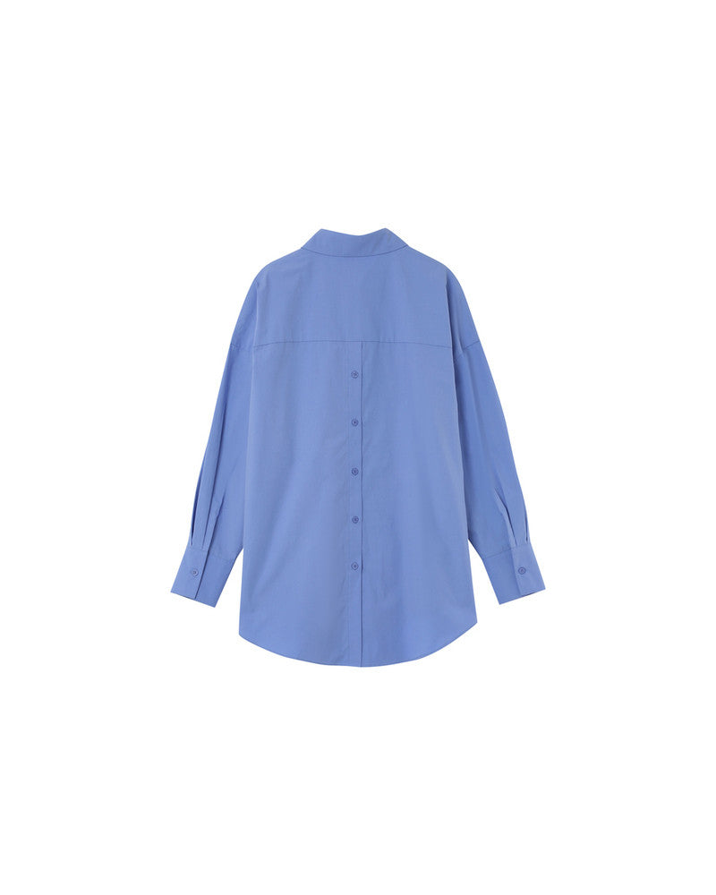 Blue lavender Oversized Shirt