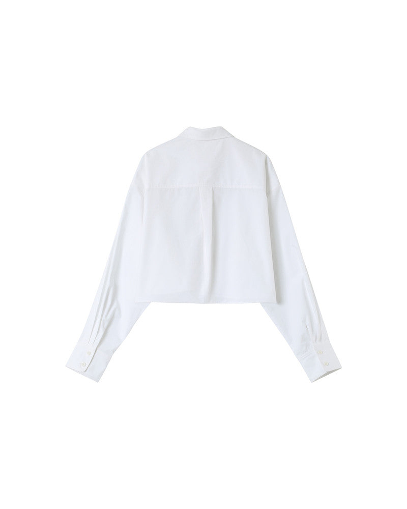 100% cotton Cropped Shirt