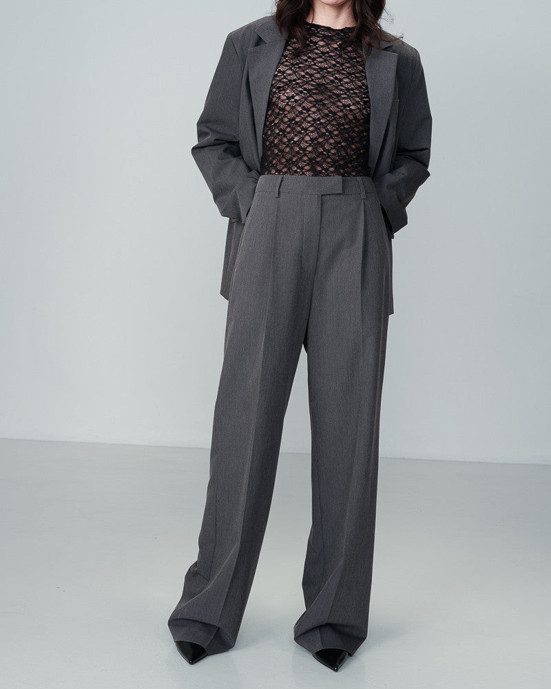 Tailored trousers-graphite