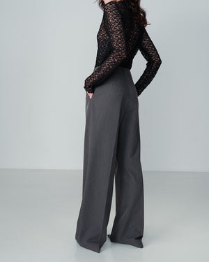 Tailored trousers-graphite